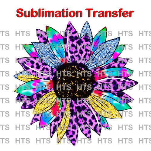 Subli-472-Leopard--tie-dye-sunflower-