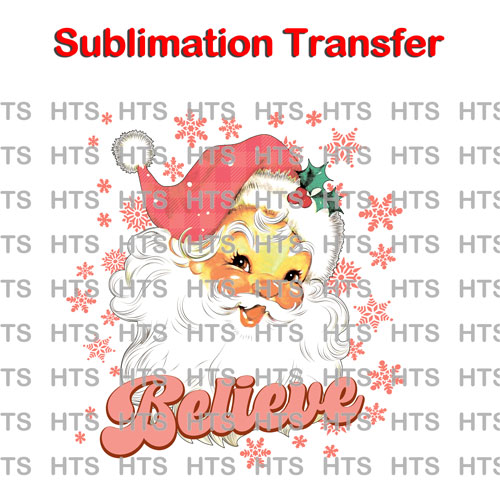 Subli-634-santa-claus-believe-pink-mock